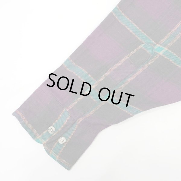 画像4: 90's MOUNTAIN EXPRESS フランネル ボタンダウンシャツ "DEADSTOCK" (4)