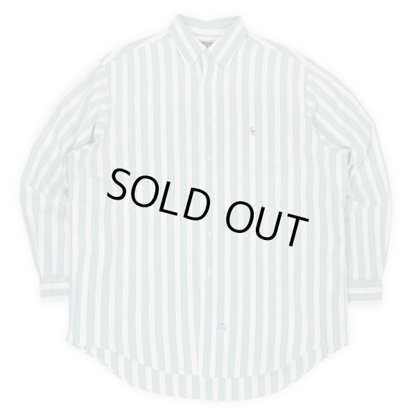 画像1: 90's Polo Ralph Lauren マルチストライプ柄 ボタンダウンシャツ "YARMOUTH" (1)