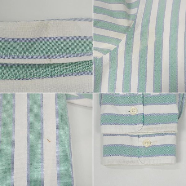画像5: 90's Polo Ralph Lauren マルチストライプ柄 ボタンダウンシャツ "YARMOUTH" (5)
