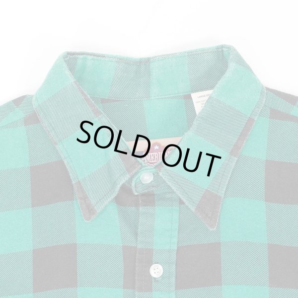 画像3: 90's AMERICAN EDITION プリントネルシャツ "Green×Black Plaid / MADE IN USA" (3)