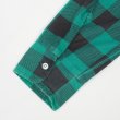 画像4: 90's AMERICAN EDITION プリントネルシャツ "Green×Black Plaid / MADE IN USA" (4)
