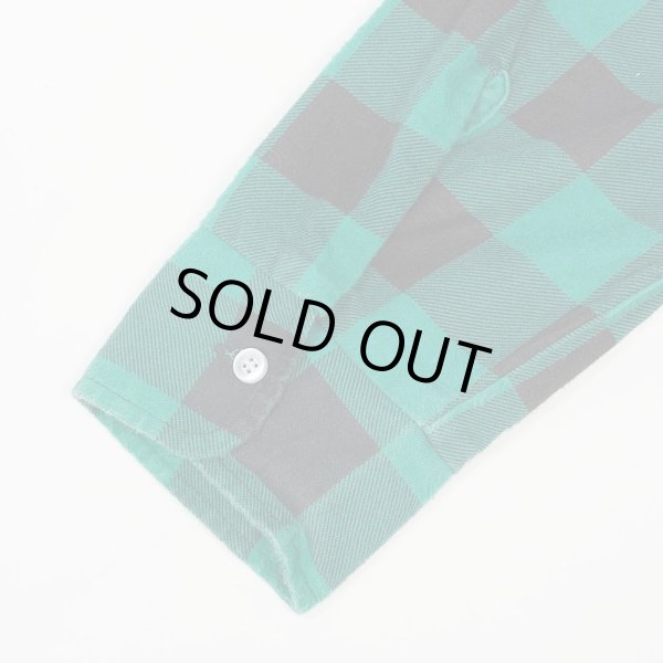 画像4: 90's AMERICAN EDITION プリントネルシャツ "Green×Black Plaid / MADE IN USA" (4)