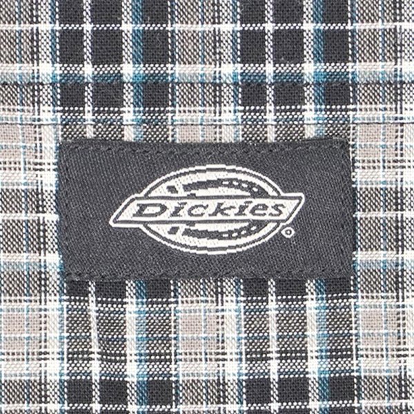 画像4: 90-00's Dickies S/S オープンカラーシャツ "Black Plaid" (4)