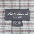 画像2: 00's Eddie Bauer S/S シアサッカーボタンダウンシャツ "Green Plaid" (2)