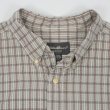 画像3: 00's Eddie Bauer S/S シアサッカーボタンダウンシャツ "Green Plaid" (3)