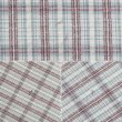 画像4: 00's Eddie Bauer S/S シアサッカーボタンダウンシャツ "Green Plaid" (4)