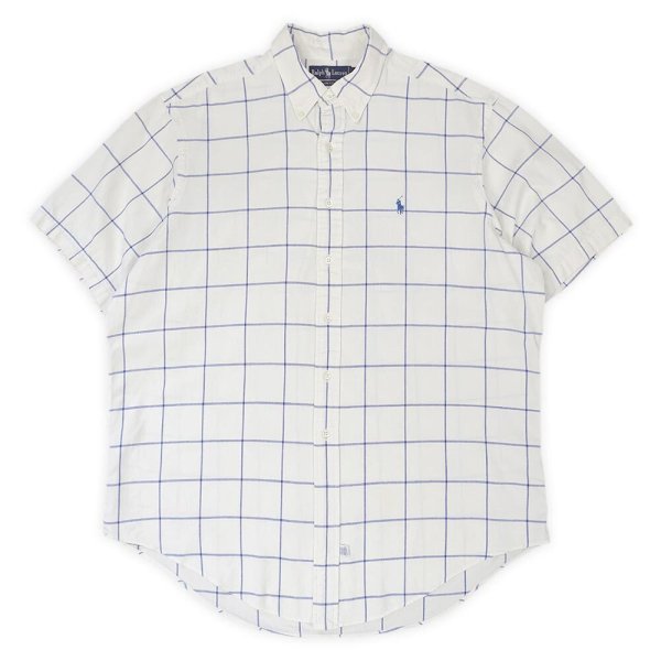 画像1: Early 90's Polo Ralph Lauren S/S ボタンダウンシャツ (1)