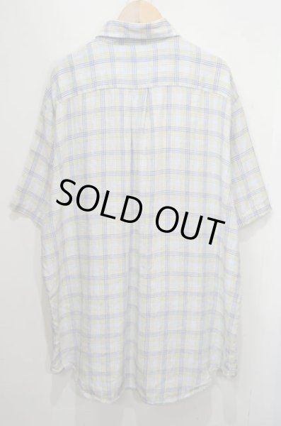 画像2: Brooks Brothers S/S リネン ボタンダウンシャツ (2)