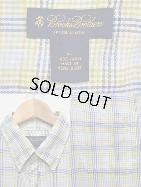 画像3: Brooks Brothers S/S リネン ボタンダウンシャツ (3)