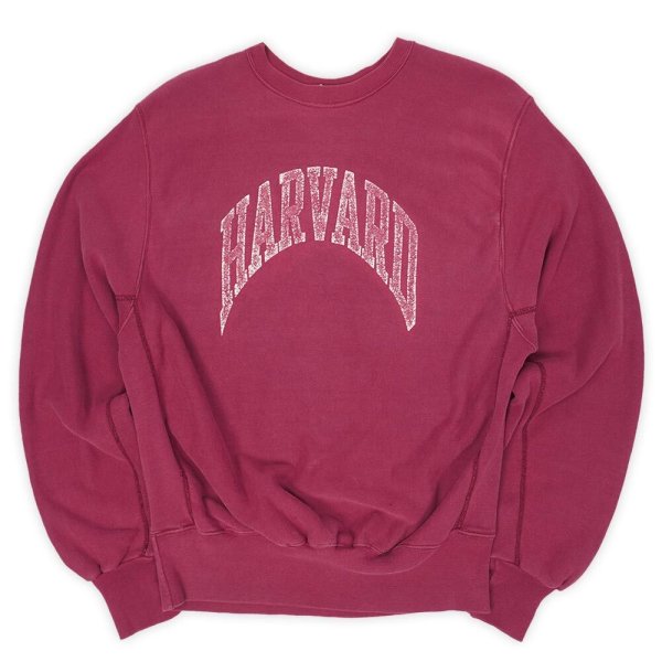 画像1: 90's unknown カレッジロゴスウェット "HARVARD / REVERSE WEAVE TYPE" (1)