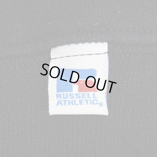 画像4: 00's RUSSELL リバースウィーブタイプ パーカー "BLACK / 企業ロゴ" (4)