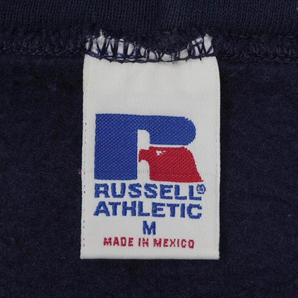 画像2: 90's RUSSELL フルジップ スウェットパーカー "NAVY" (2)