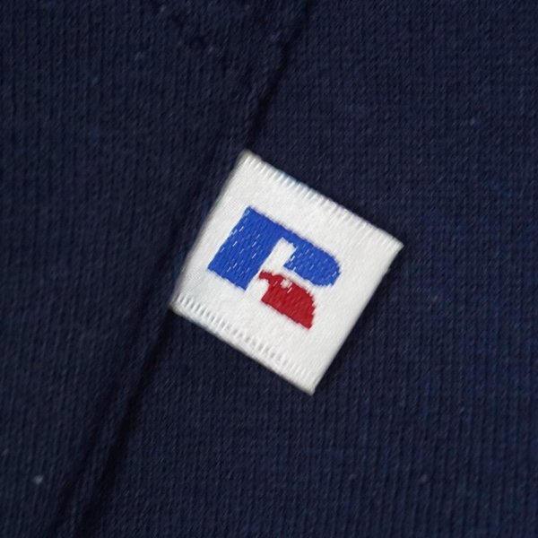 画像3: 90's RUSSELL フルジップ スウェットパーカー "NAVY" (3)