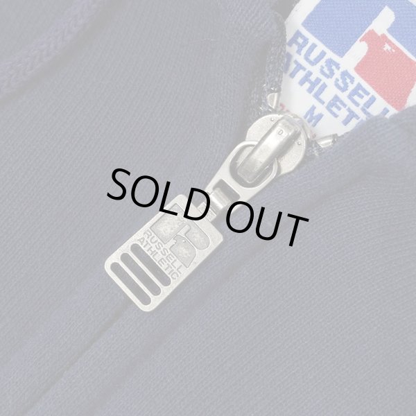 画像4: 90's RUSSELL フルジップ スウェットパーカー "NAVY" (4)