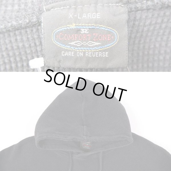 画像3: 90's COMFORT ZONE ワッフルサーマル パーカー (3)