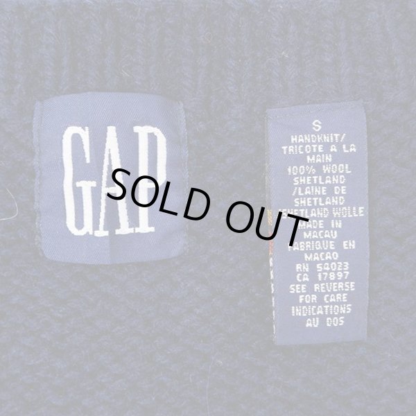 画像2: 90's OLD GAP ウールハンドニット (2)