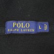 画像2: 00's Polo Ralph Lauren ハーフジップ コットンニット "BLACK" (2)