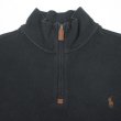 画像3: 00's Polo Ralph Lauren ハーフジップ コットンニット "BLACK" (3)