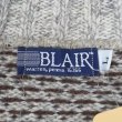 画像2: 80-90's BLAIR バーズアイ柄 ウールニット (2)