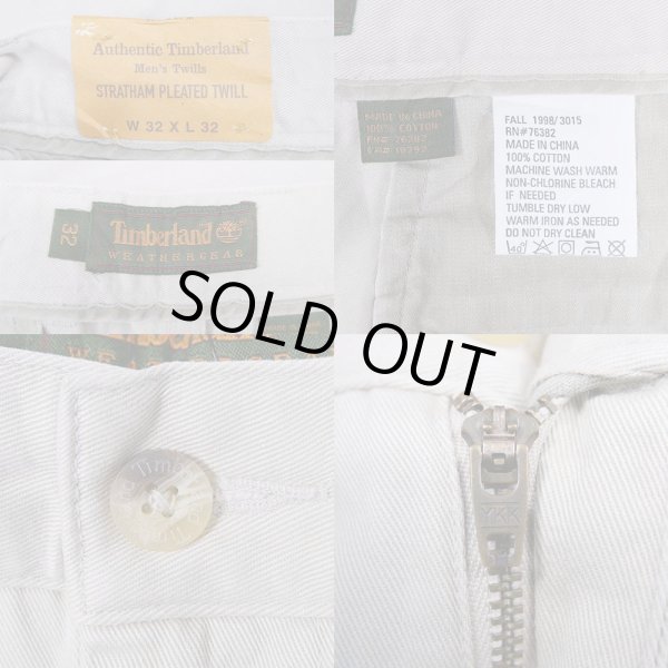画像3: 90's Timberland 2タック チノトラウザー "DEADSTOCK" (3)