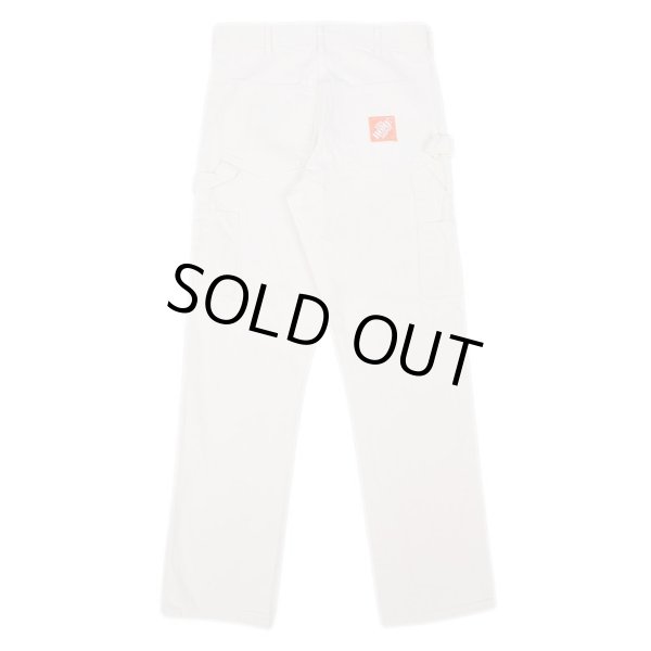 画像2: 00's THE HOME DEPOT × ACE DROP CLOTH 生成りペインターパンツ (2)