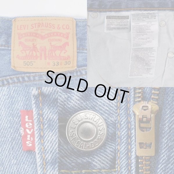 画像3: 00's Levi's 505 デニムパンツ "W33 L30" (3)