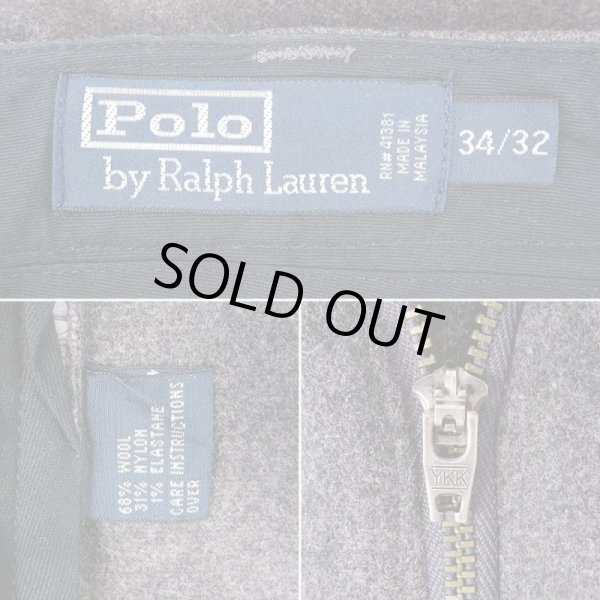 画像3: 90-00's Polo Ralph Lauren ウールカーゴパンツ (3)