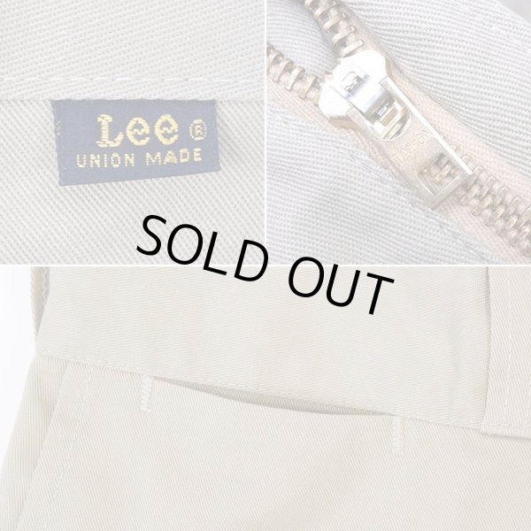 画像4: 70's Lee ワークパンツ "TECH-TWILL / DEADSTOCK / 実寸W33 L29" (4)