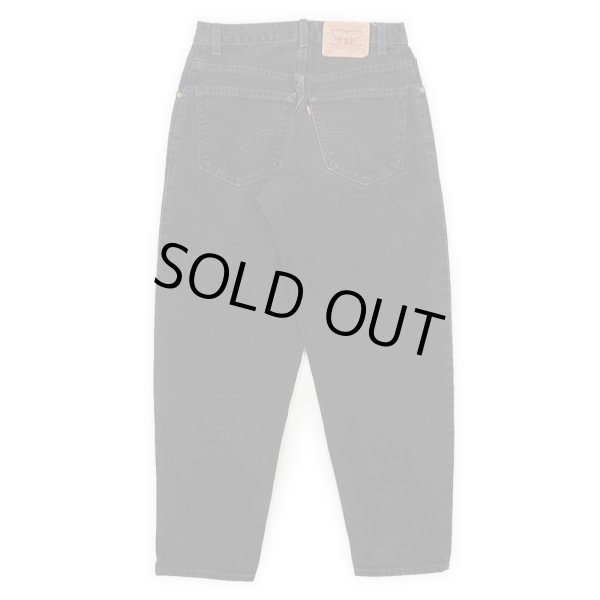 画像2: 90's Levi's 560 ブラックデニムパンツ "MADE IN USA / W30 L30" (2)