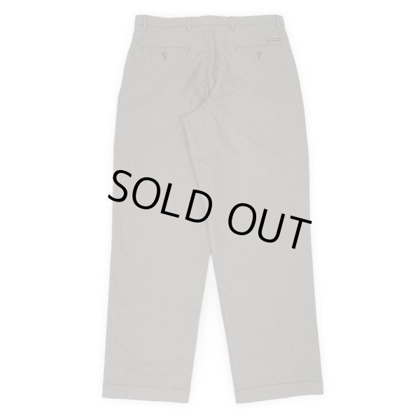 画像2: 90's DOCKERS 2タック コットントラウザー "W34 L32 / ハウンドトゥース柄" (2)