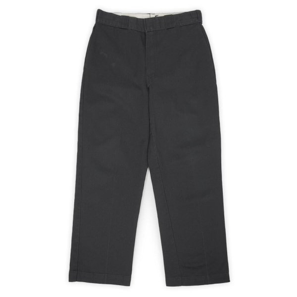 画像1: 80's Dickies 874 ワークパンツ "MADE IN USA / BLACK / W34 L29" (1)