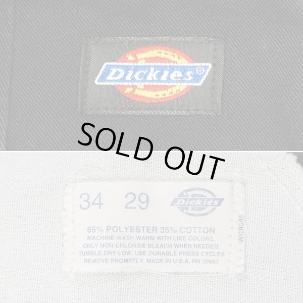 画像3: 80's Dickies 874 ワークパンツ "MADE IN USA / BLACK / W34 L29" (3)