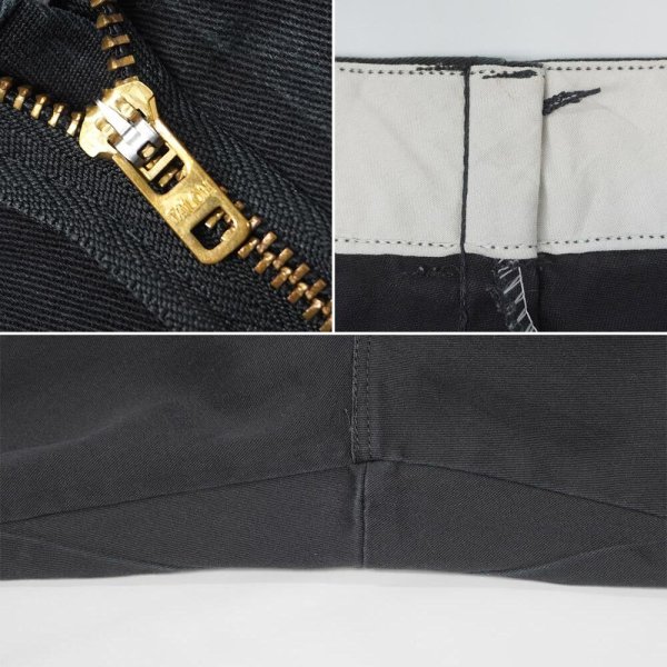 画像4: 80's Dickies 874 ワークパンツ "MADE IN USA / BLACK / W34 L29" (4)