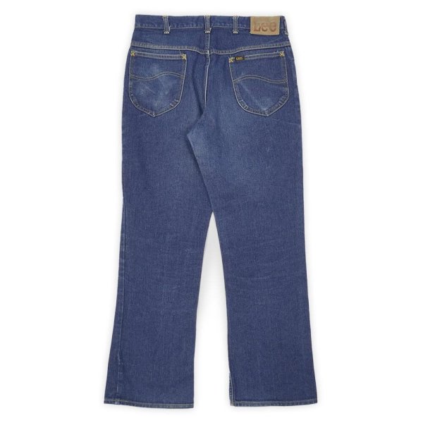 画像2: 70's Lee 200-0341 ブーツカット デニムパンツ "MADE IN USA / W33 L32" (2)