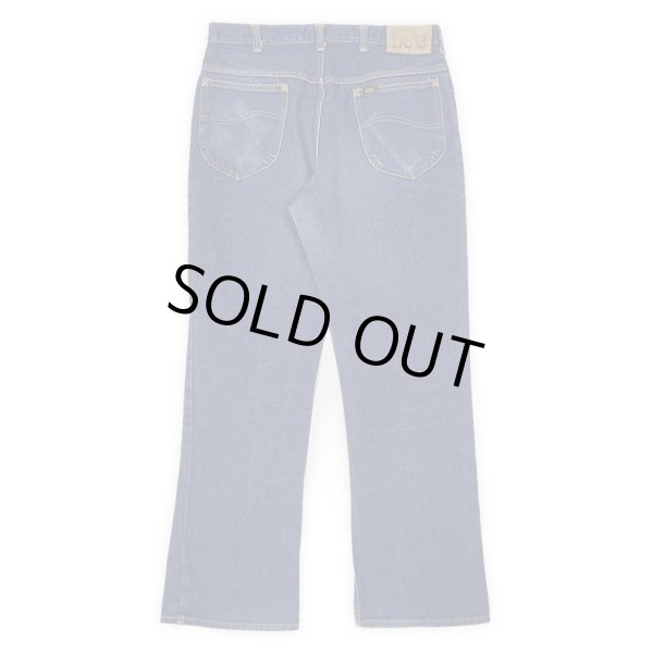 画像2: 70's Lee 200-0341 ブーツカット デニムパンツ "MADE IN USA / W33 L32" (2)