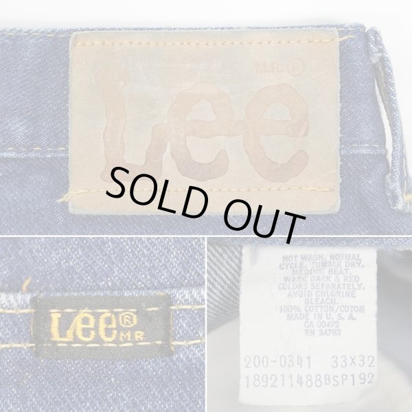 画像3: 70's Lee 200-0341 ブーツカット デニムパンツ "MADE IN USA / W33 L32" (3)