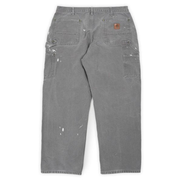 画像2: 00's Carhartt ダブルニー ダックペインターパンツ "B136 GVL / W36 L30" (2)