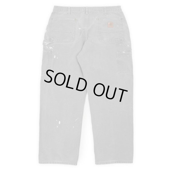 画像2: 00's Carhartt ダブルニー ダックペインターパンツ "B136 GVL / W36 L30" (2)