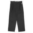 画像1: 00's CHAPS 2タック チノトラウザー "BLACK / W34 L32 / DEADSTOCK" (1)