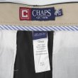 画像3: 00's CHAPS 2タック チノトラウザー "BLACK / W34 L32 / DEADSTOCK" (3)