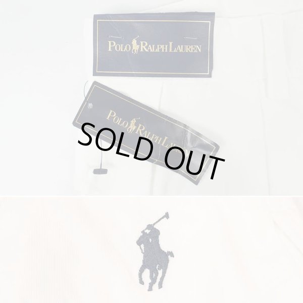 画像3: 00's Polo Ralph Lauren 2タック チノショーツ “TYLER SHORT / WHITE / DEADSTOCK” (3)