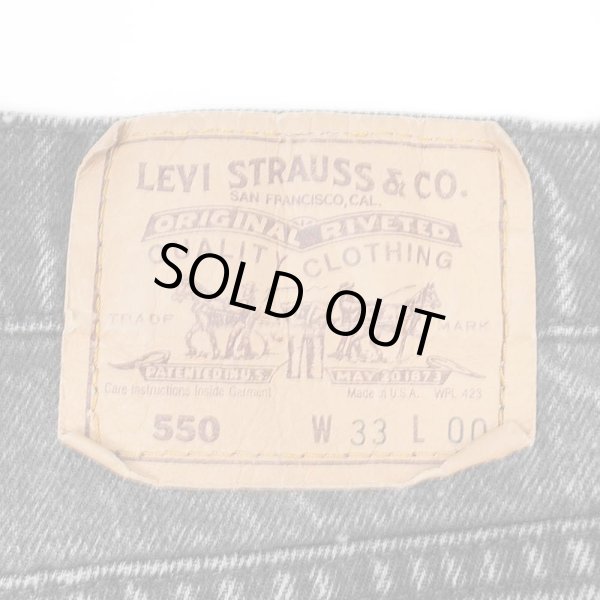 画像3: Early 90's Levi's 550 ブラックデニムショーツ "MADE IN USA" (3)