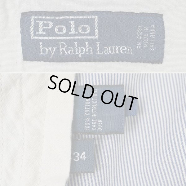 画像3: 00's Polo Ralph Lauren ヒッコリーストライプ柄 カーゴショーツ (3)
