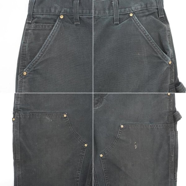 画像4: 00's Carhartt ダブルニー カットオフショーツ “BLACK” (4)