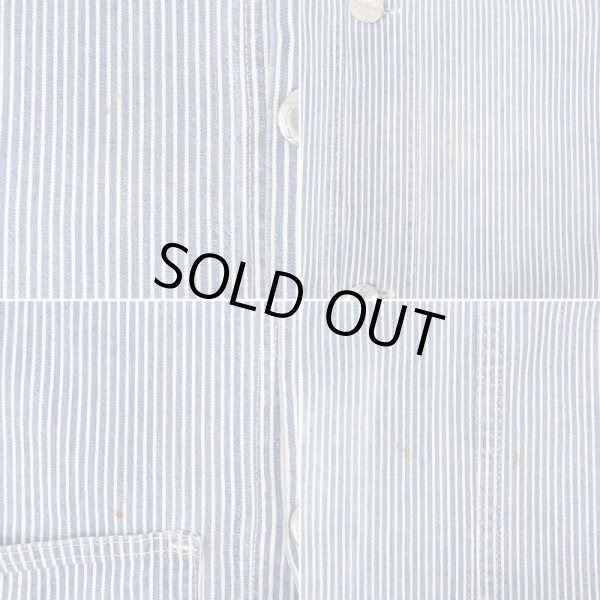 画像6: 40s A. RIFKIN & Co. ヒッコリーストライプ柄 カバーオール (6)