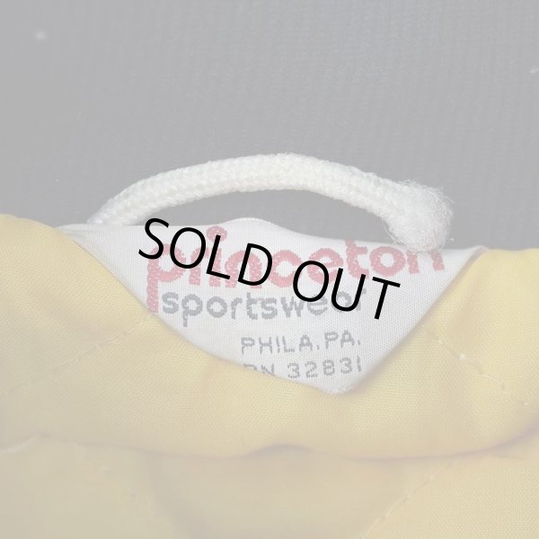 画像3: 70's Princeton Sportswear ウールスタジャン “BLACK × RED” (3)