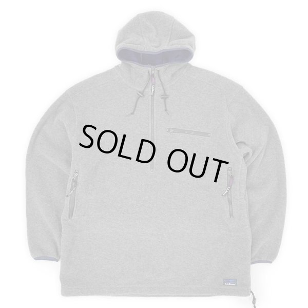 画像1: 90's L.L.Bean フリースアノラック "POLARTEC WINDBLOC SERIES / GRAY" (1)