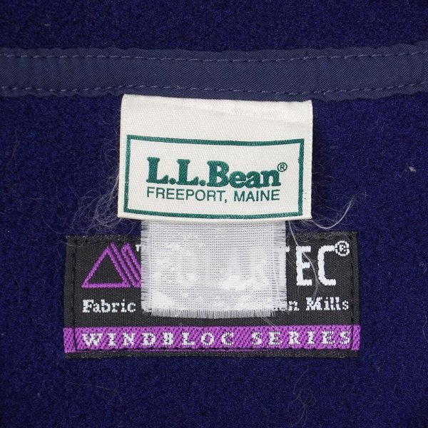 画像2: 90's L.L.Bean フリースアノラック "POLARTEC WINDBLOC SERIES / GRAY" (2)