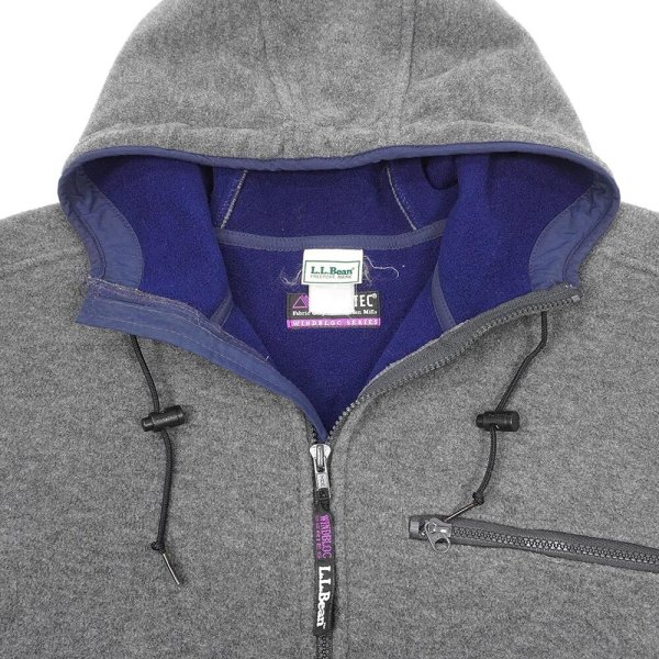 画像3: 90's L.L.Bean フリースアノラック "POLARTEC WINDBLOC SERIES / GRAY" (3)