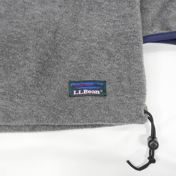 画像4: 90's L.L.Bean フリースアノラック "POLARTEC WINDBLOC SERIES / GRAY" (4)